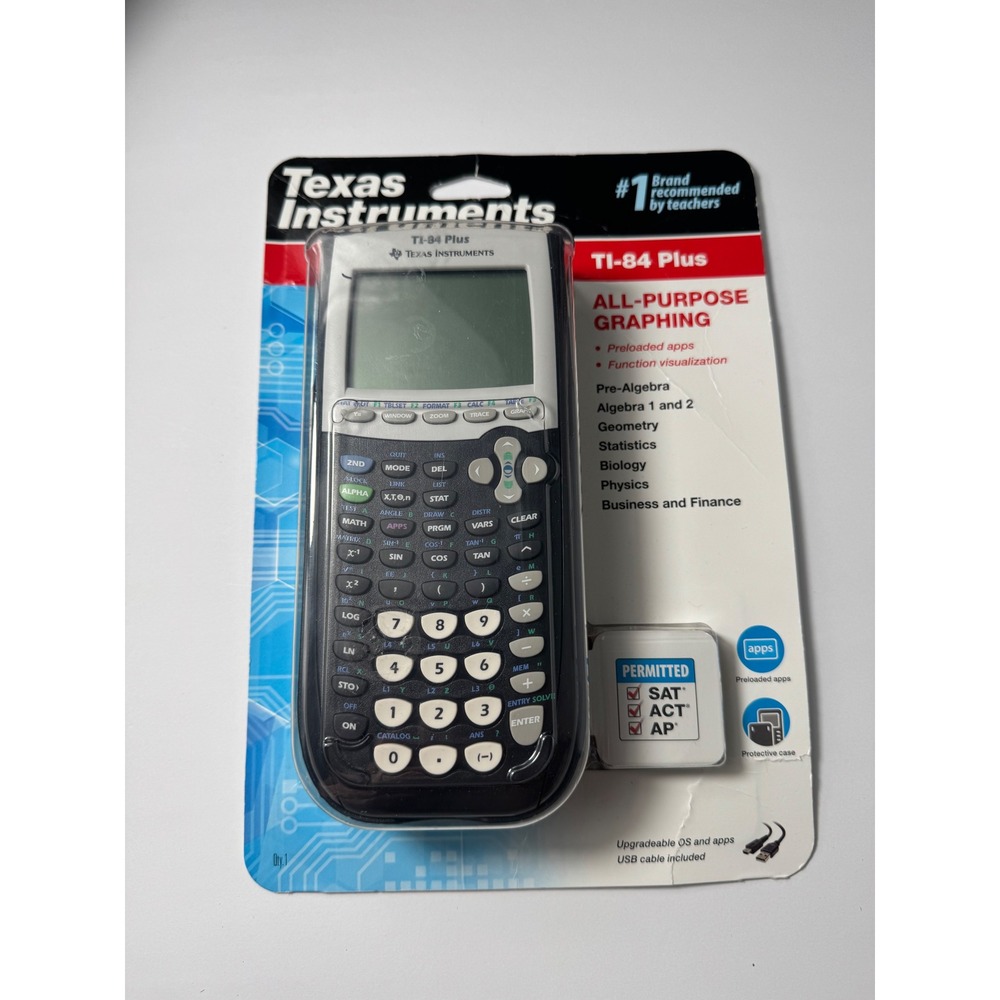 NEW Ti-84 Plus‎ Texas Instruments All-Purpose Graphing Calculator 10-Digit LCD